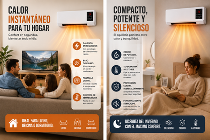 Calefactor Para Pared Silencioso 220v
