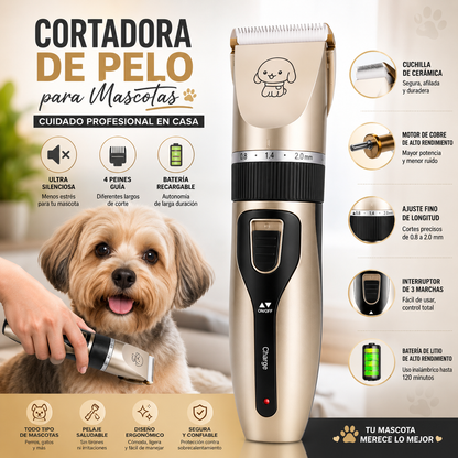 Cortapelos Para Mascotas Inalambrica