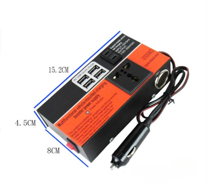 INVERSOR DE VOLTAJE 12V / 220V 2000W