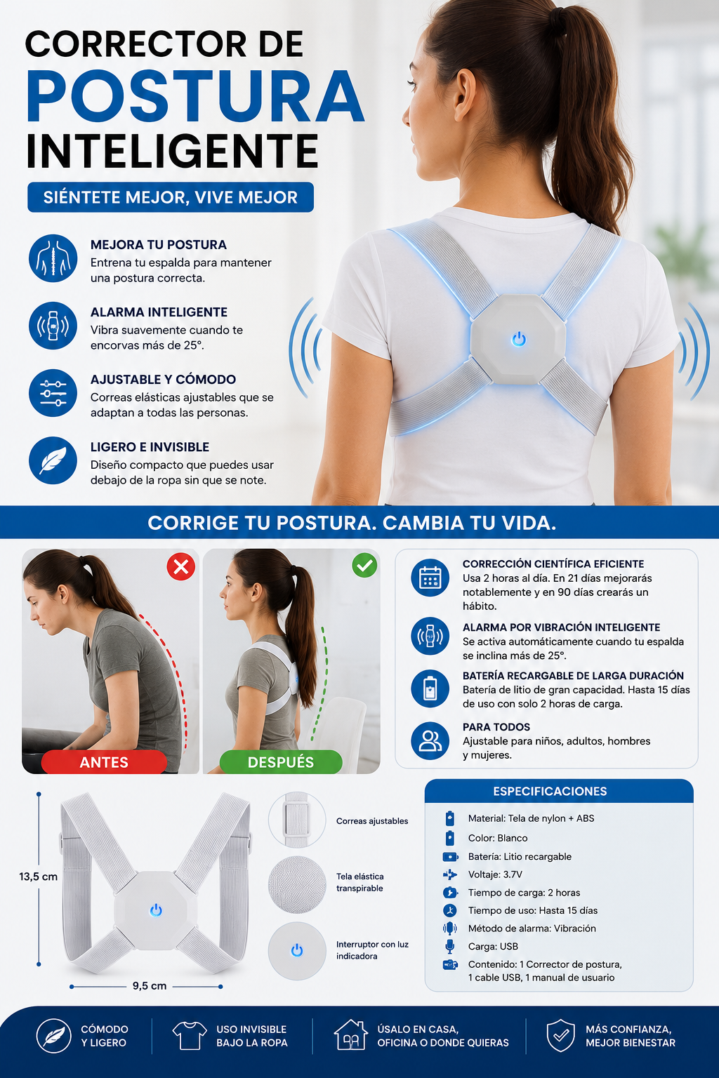 CORRECTOR DE POSTURA INTELIGENTE